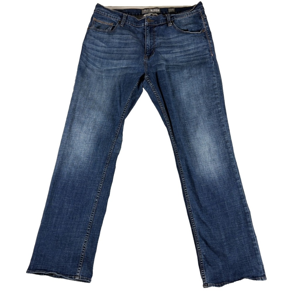 Buckle BKE Tyler Jeans Mens 38 Blue Denim Cotton Straight Leg Everyday Wear